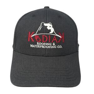 Kodiak Roofing & Waterproofing Co. Snapback Hat Black OS Adjustable Econscious